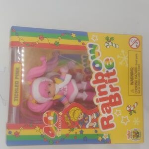 NIB Tickled Pink Rainbow Brite Cheebee 40th‎ Anniversary Holiday Winter series